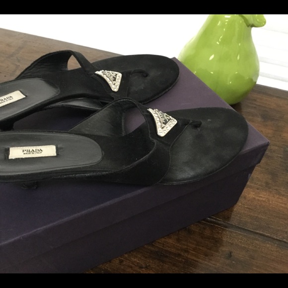 Prada Black Sandals - Picture 5 of 10